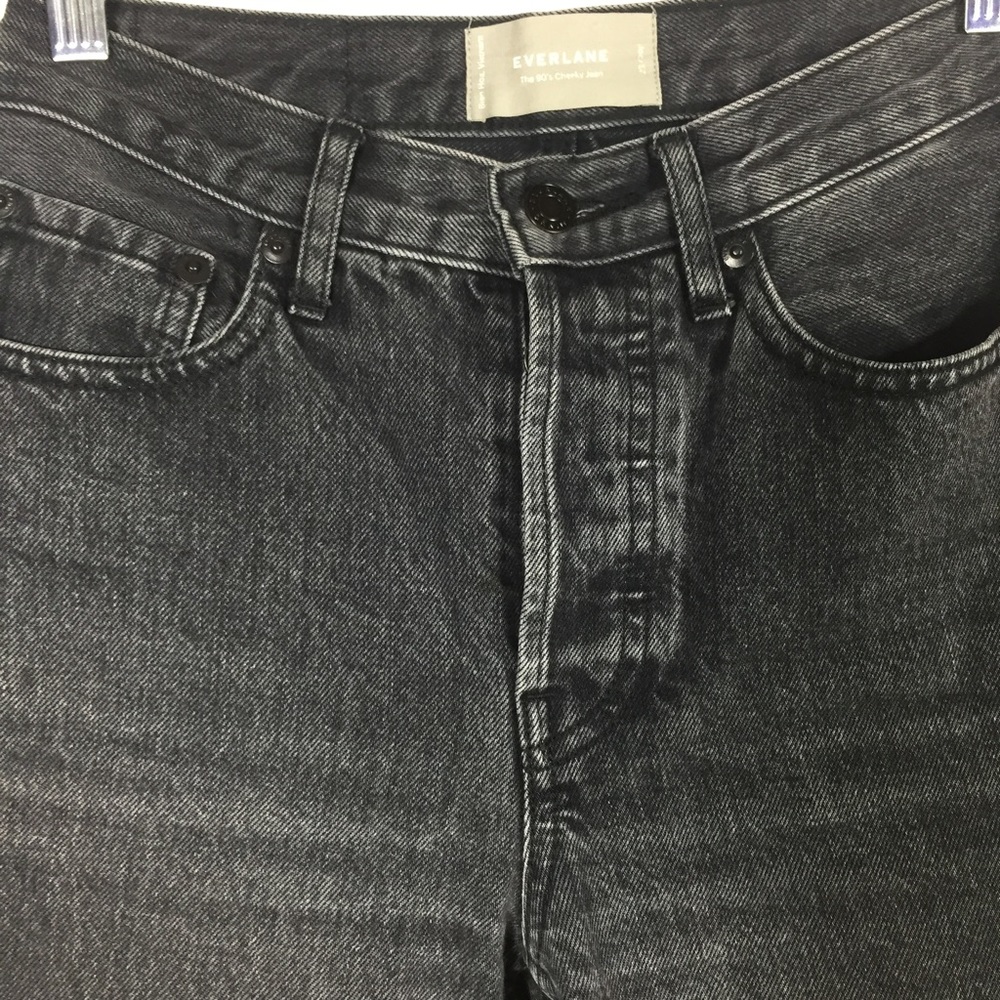 Everlane Black High-Rise Ankle Crop Jeans - Picture 13 of 13